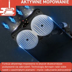 Odkurzacz bezprzewodowy, Tefal X-Force Flex 13.60, 150 AW, 60 min, aktywne mopowanie