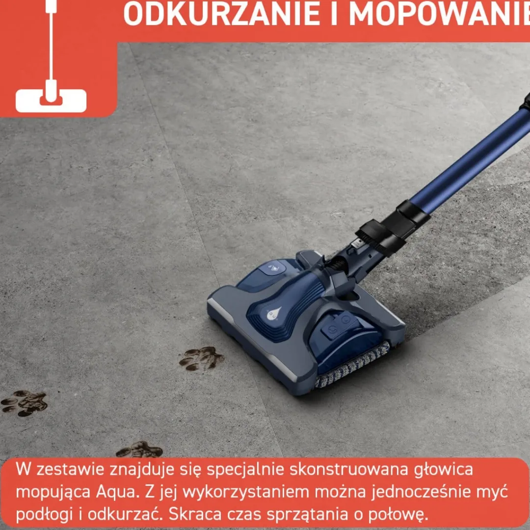 Odkurzacz bezprzewodowy, Tefal X-Force Flex 14.60 Aqua, 200 AW, 70 min, mopowanie