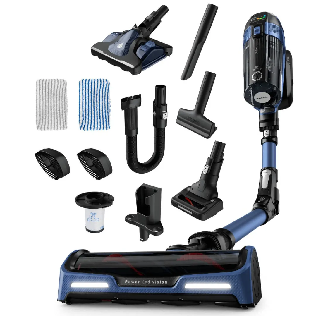 Odkurzacz bezprzewodowy, Tefal X-Force Flex 14.60 Aqua, 200 AW, 70 min, mopowanie