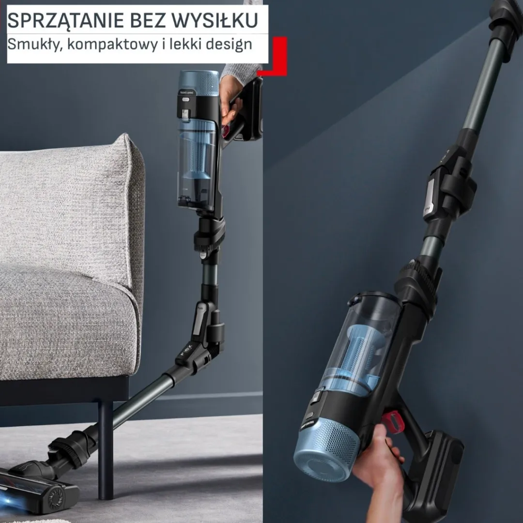 Odkurzacz bezprzewodowy, Tefal X-Force Flex 10.80, mopowanie