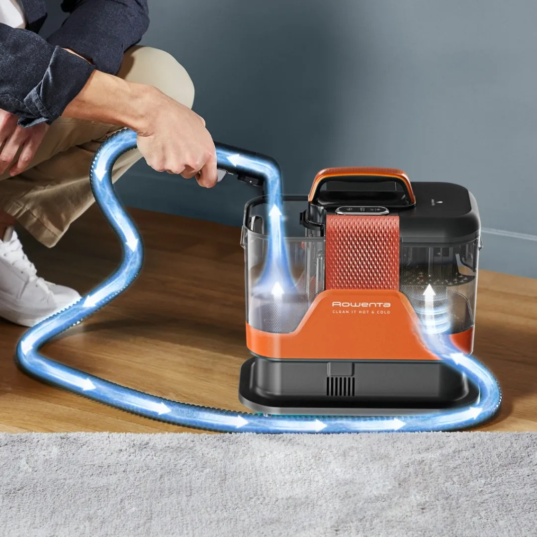 Odkurzacz piorący Rowenta Clean It Hot&Cold, 1150 W, samoczyszczenie