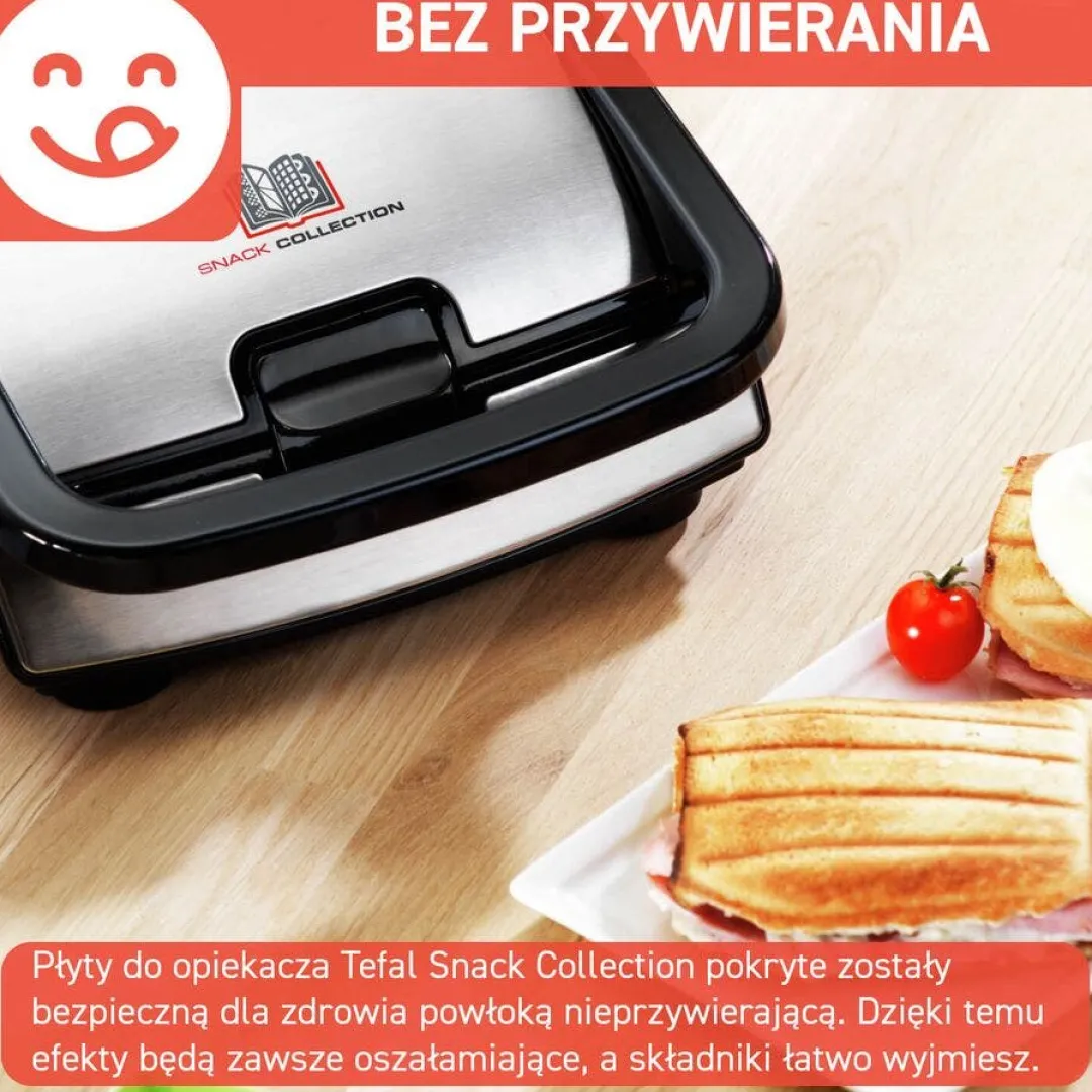 Opiekacz TEFAL SNACK COLLECTION SW852D12