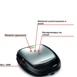 Opiekacz TEFAL SNACK TIME SW341D