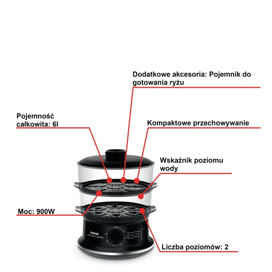 Parowar TEFAL CONVENIENT VC140131