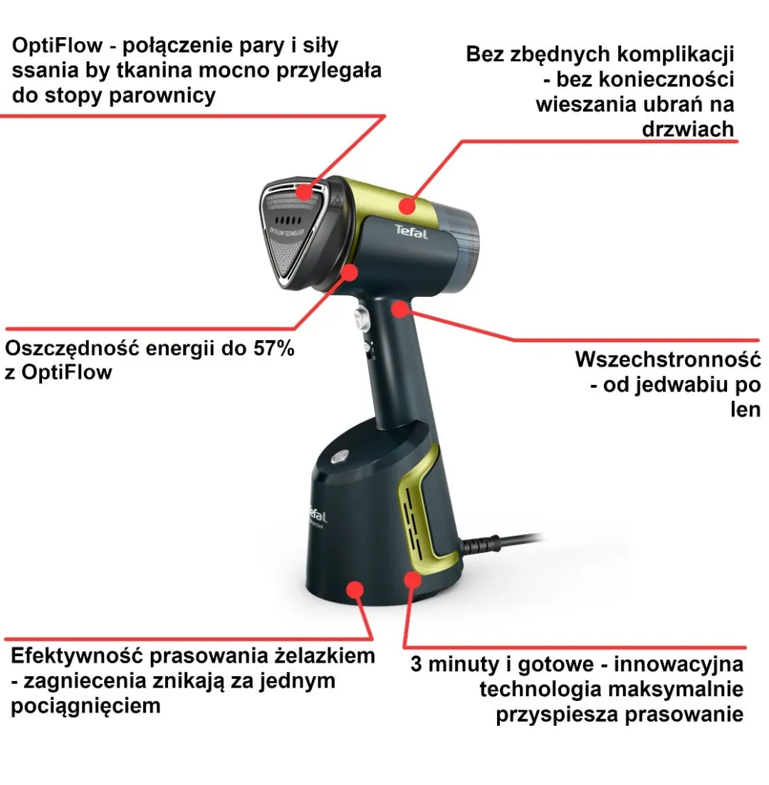 Parownica do ubrań Tefal AeroSteam DT9810 1400W