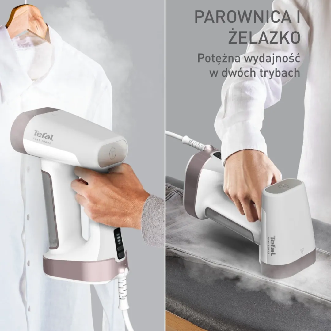 Parownica do ubrań Tefal Pure Force 2w1, 1800W