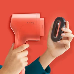 Parownica do ubrań, Tefal Pure Pop, kompaktowa, 1300 W, czerwona