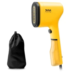 Parownica do ubrań, Tefal Pure Pop, kompaktowa, 1300 W, żółta