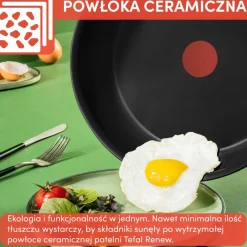Patelnia ceramiczna TEFAL RENEW BLACK 20cm