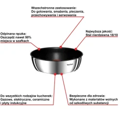 Patelnia głęboka TEFAL INGENIO EMOTION 24 cm