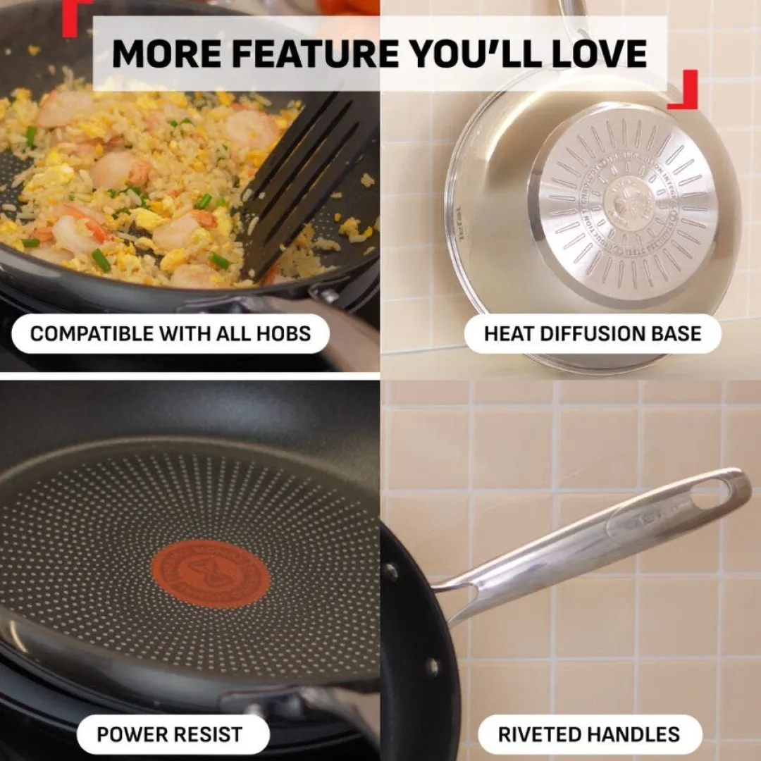 Patelnia grillowa TEFAL DUETTO+ 26cm