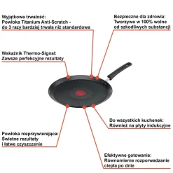 Patelnia naleśnikowa TEFAL ULTIMATE 25cm