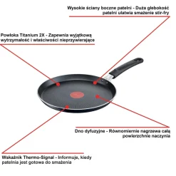 Patelnia naleśnikowa TEFAL XL INTENSE 25cm