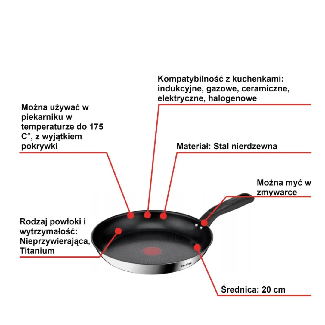 Patelnia TEFAL DELICIOUS 20 cm