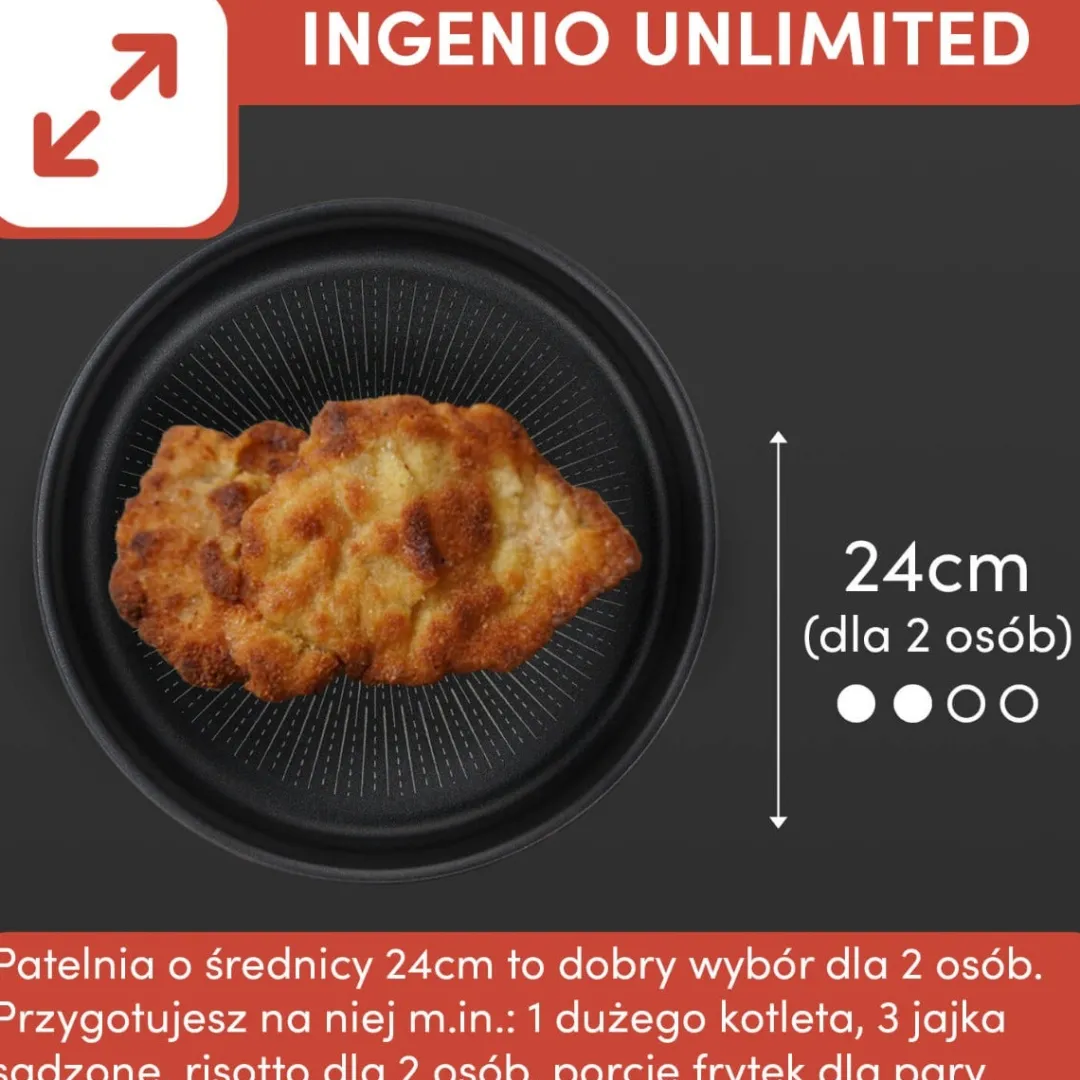 Patelnia TEFAL INGENIO UNLIMITED 24cm