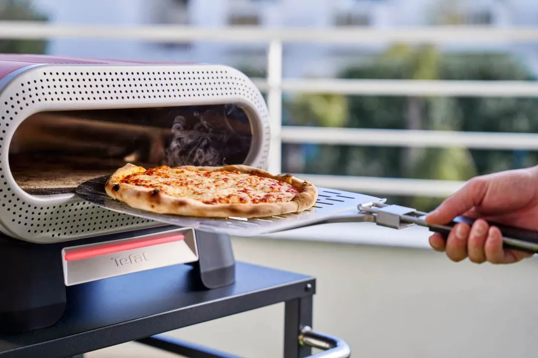 Piec do pizzy elektryczny TEFAL Pizza Pronto JM600TE0 obrotowy kamień 2600W