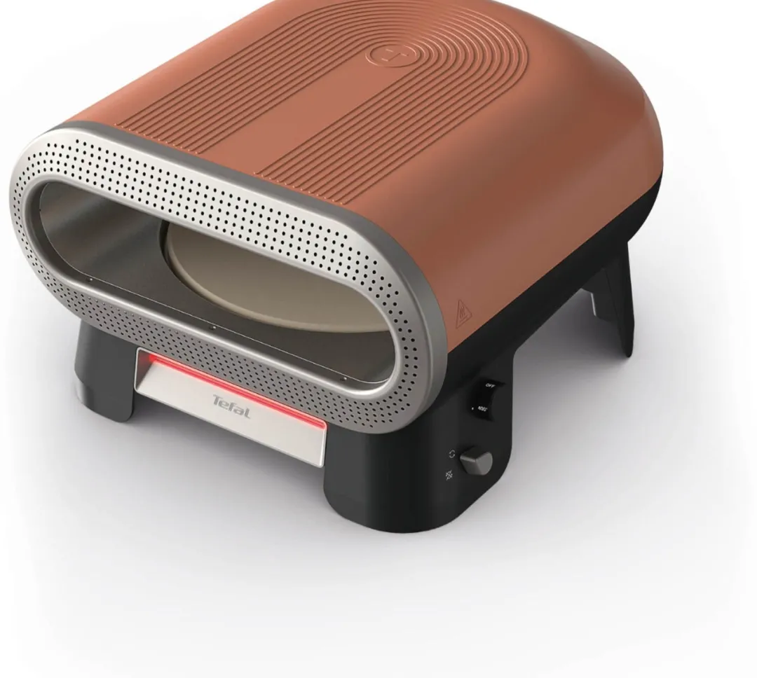 Piec do pizzy elektryczny TEFAL Pizza Pronto JM600TE0 obrotowy kamień 2600W