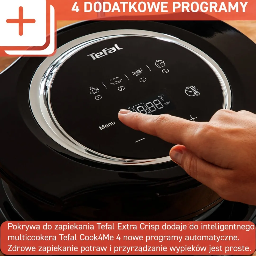 Pokrywa do zapiekania TEFAL Extra Crisp EY1508 do Cook4Me