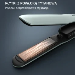 Prostownica do włosów Rowenta Thermoglide SD5120 powłoka tytanowa
