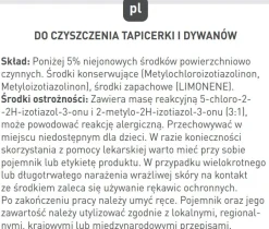Płyn do odkurzacza piorącego Tefal Clean It 1l