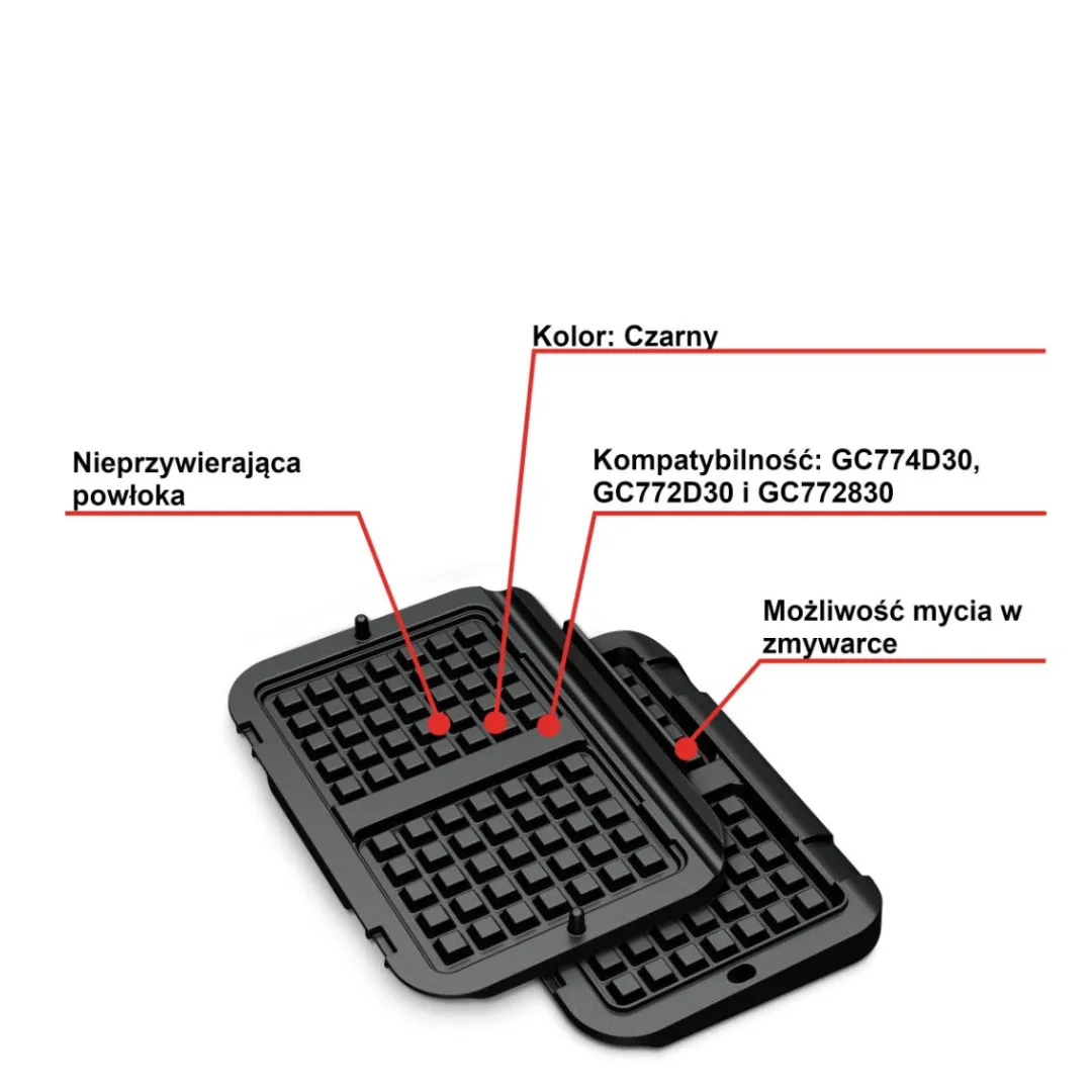 Płyty do gofrów do grilla Tefal Optigrill XA730810
