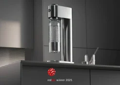 Saturator do wody gazowanej WMF Element One stalowy butelka 750ml