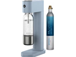Saturator do wody gazowanej WMF Element One stalowy niebieski butelka 750ml