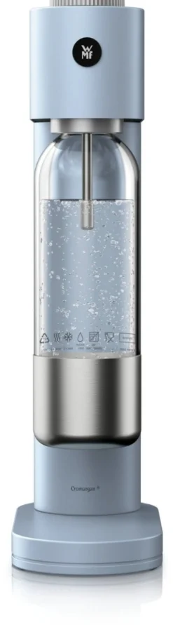 Saturator do wody gazowanej WMF Element One stalowy niebieski butelka 750ml
