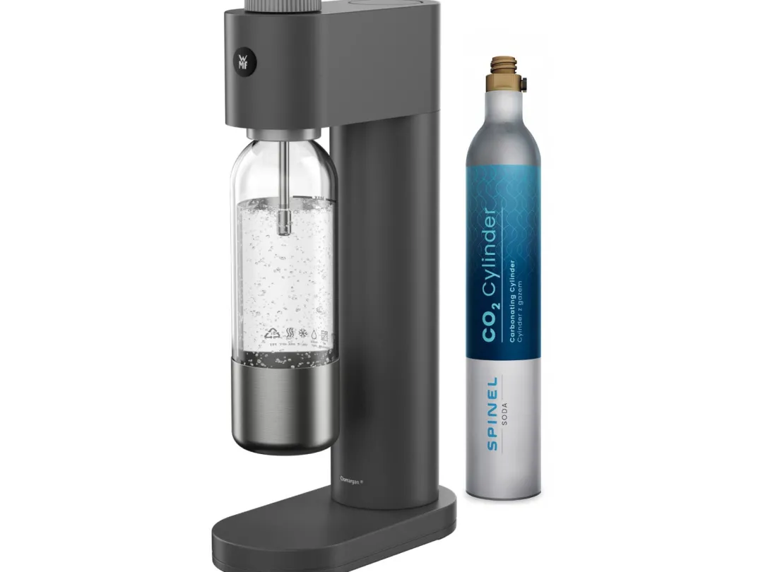 Saturator do wody gazowanej WMF Element One stalowy czarny butelka 750ml