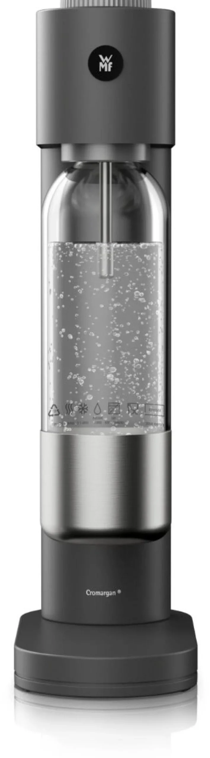 Saturator do wody gazowanej WMF Element One stalowy czarny butelka 750ml