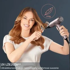 Suszarka do włosów Rowenta Nano Fold, jonizacja, składana, 3 poziomy