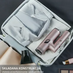 Suszarka do włosów Rowenta Nano Fold, jonizacja, składana, 3 poziomy