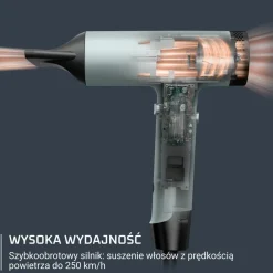 Suszarka do włosów Rowenta Tiny, jonizacja, dyfuzor, mała