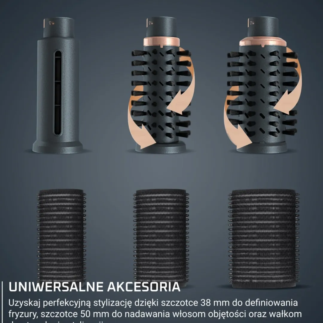Suszarko-lokówka ceramiczna Rowenta Air Rotate UB9920 zestaw do stylizacji