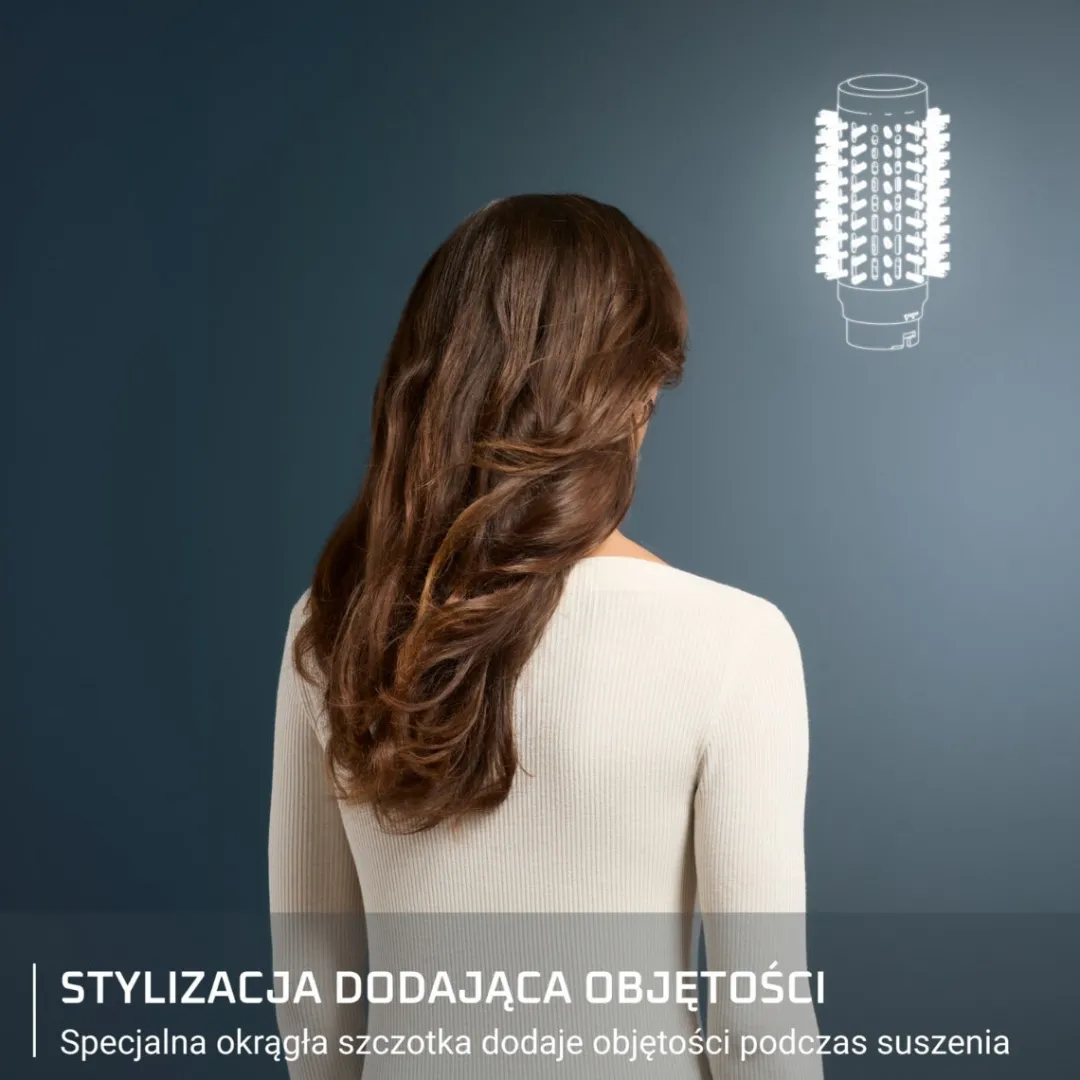 Suszarko-lokówka, Rowenta Air Shape, 3 poziomy, akcesoria, jonizacja
