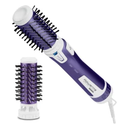 Suszarko-lokówka, Rowenta Brush Activ, fioletowa, obrotowa, ceramiczna