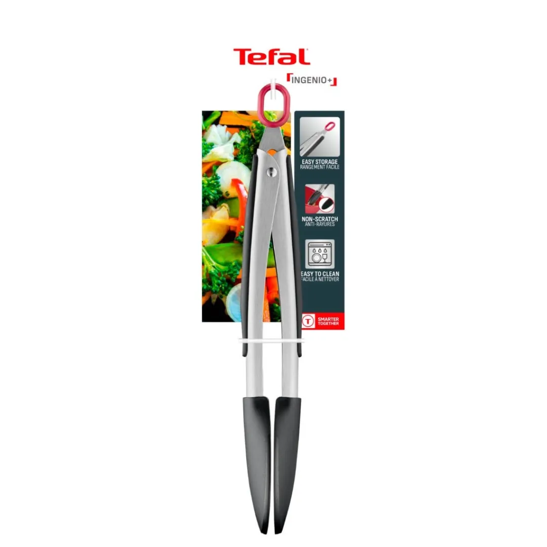 Szczypce kuchenne ze stali nierdzewnej TEFAL Ingenio+ K1991534