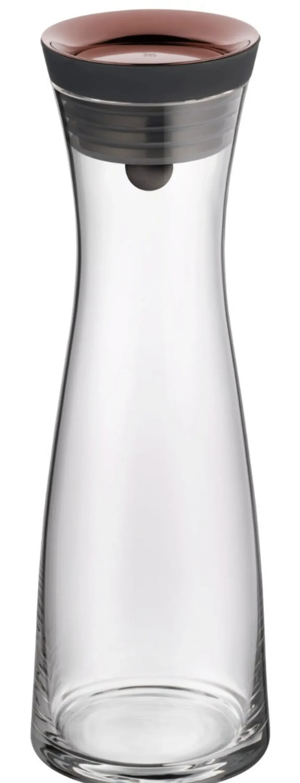 Szklana karafka WMF Basic 1l z miedzianym korkiem