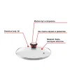Szklana pokrywka TEFAL 26cm