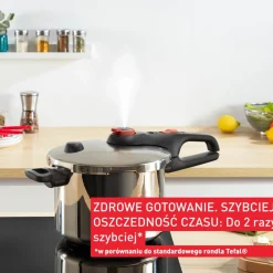 Szybkowar TEFAL SECURE TRENDY 6 L z Zestawem Ingenio Emotion