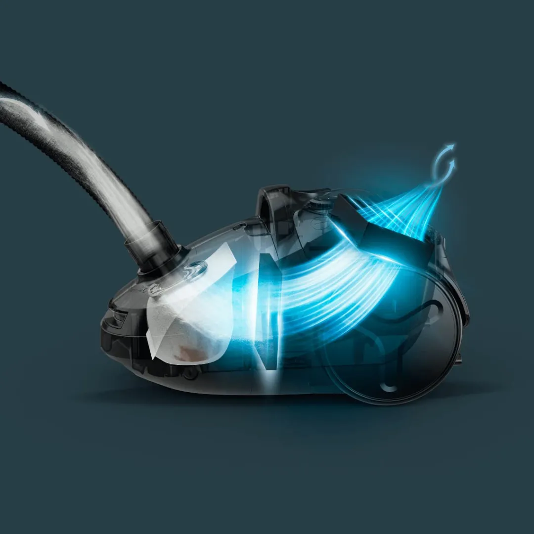 Tefal Compact Power, odkurzacz workowy, 750 W, duży zasięg, filtracja
