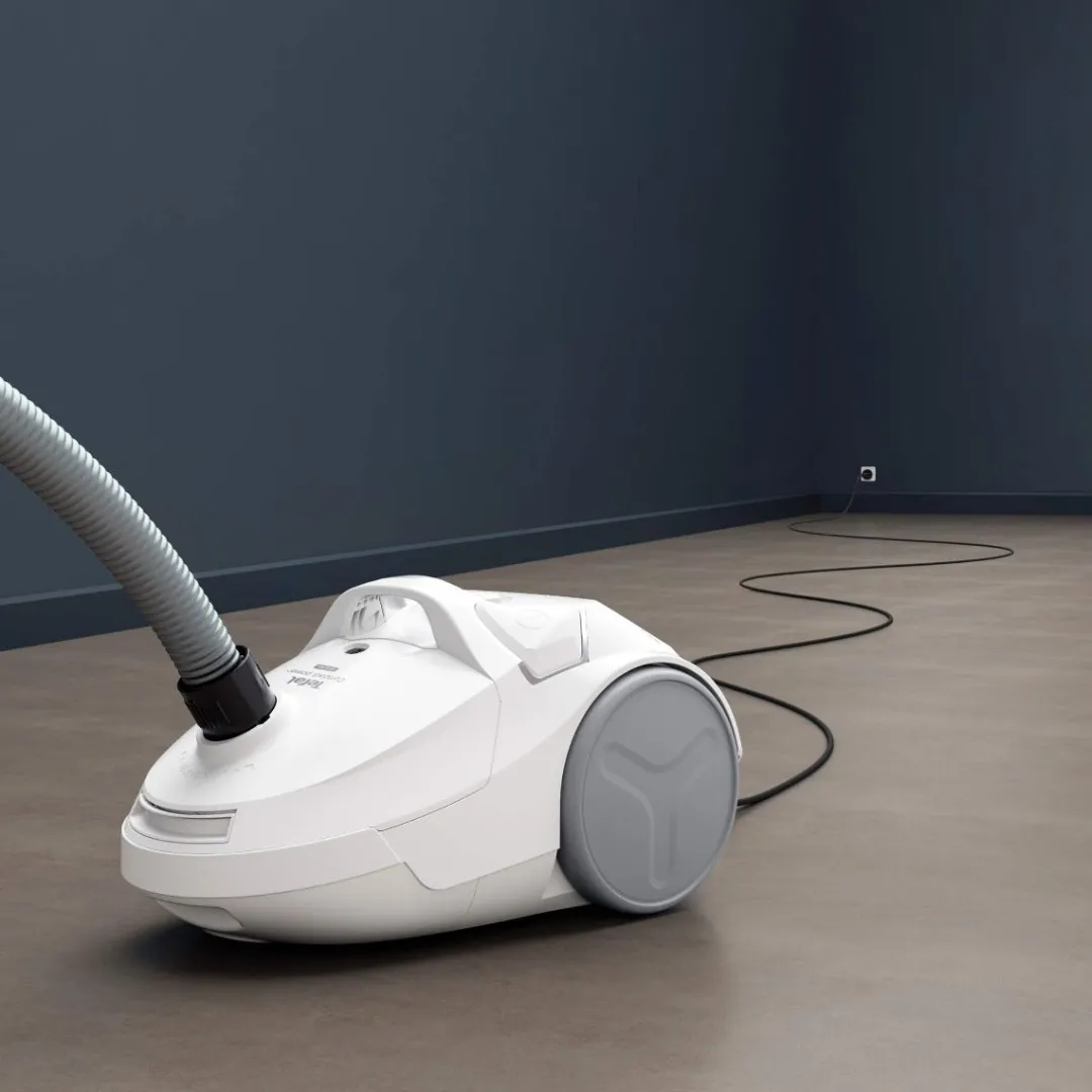 Tefal Compact Power, odkurzacz workowy, 750 W, duży zasięg, filtracja