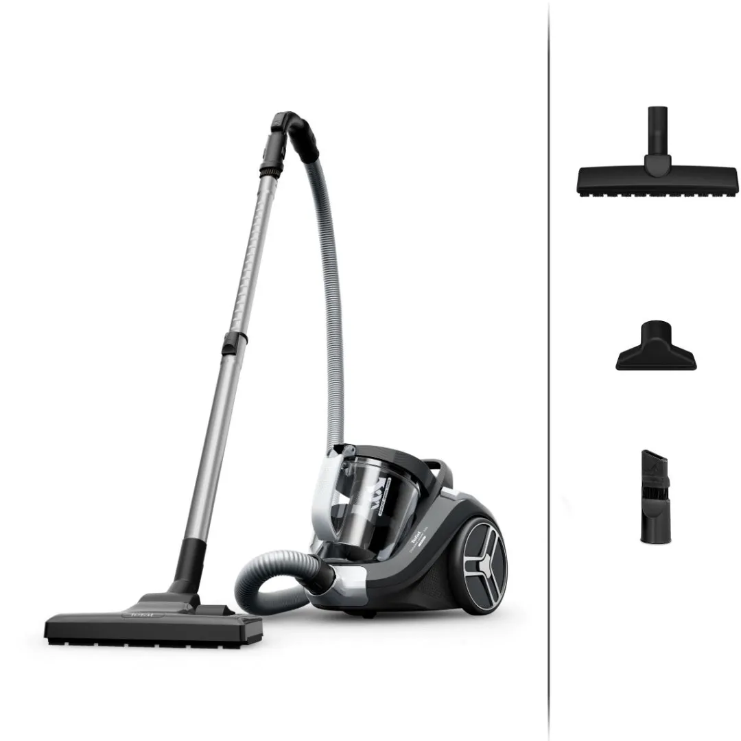 Tefal Compact Power XXL Total Clean, odkurzacz bezworkowy, 750 W, filtracja, 2,5 l