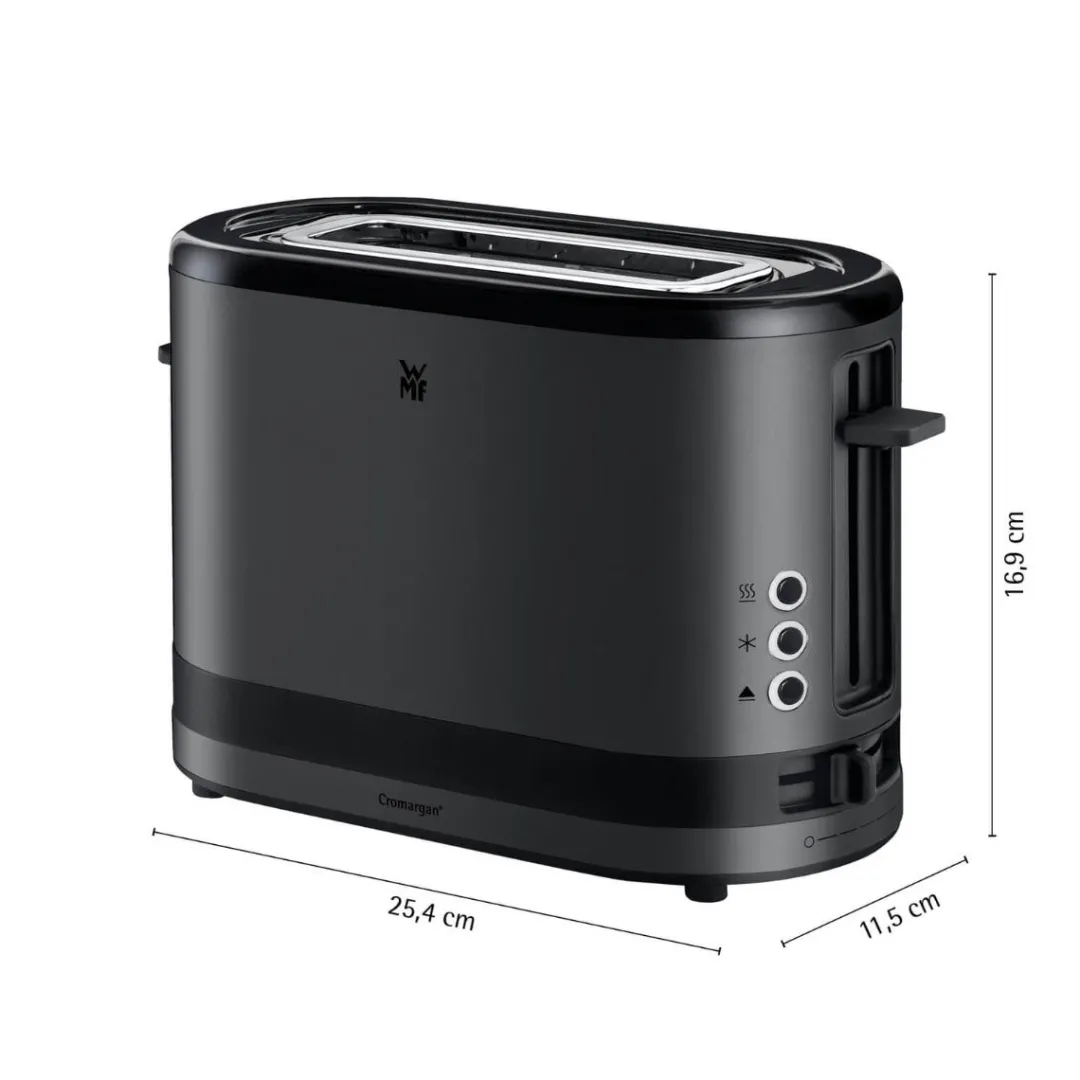 Toster WMF Kitchenminis na jedną kromkę 600 W czarny