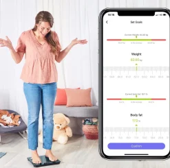 Waga łazienkowa Tefal Goodvibes Life+, analityczna, aplikacja