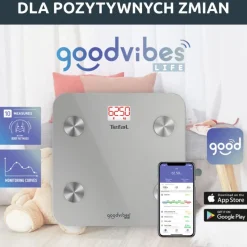 Waga łazienkowa Tefal Goodvibes Life, analityczna, aplikacja