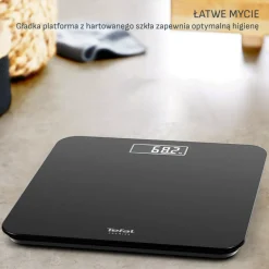 Waga łazienkowa, Tefal Premiss, 160 kg, baterie PP1800