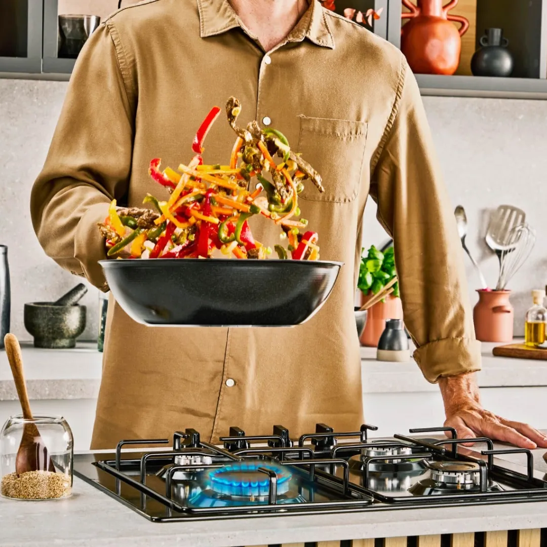 Wok ceramiczny 28cm Tefal Excellence+ Ceramic FusionCore