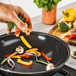 Wok ceramiczny 28cm Tefal Excellence+ Ceramic FusionCore