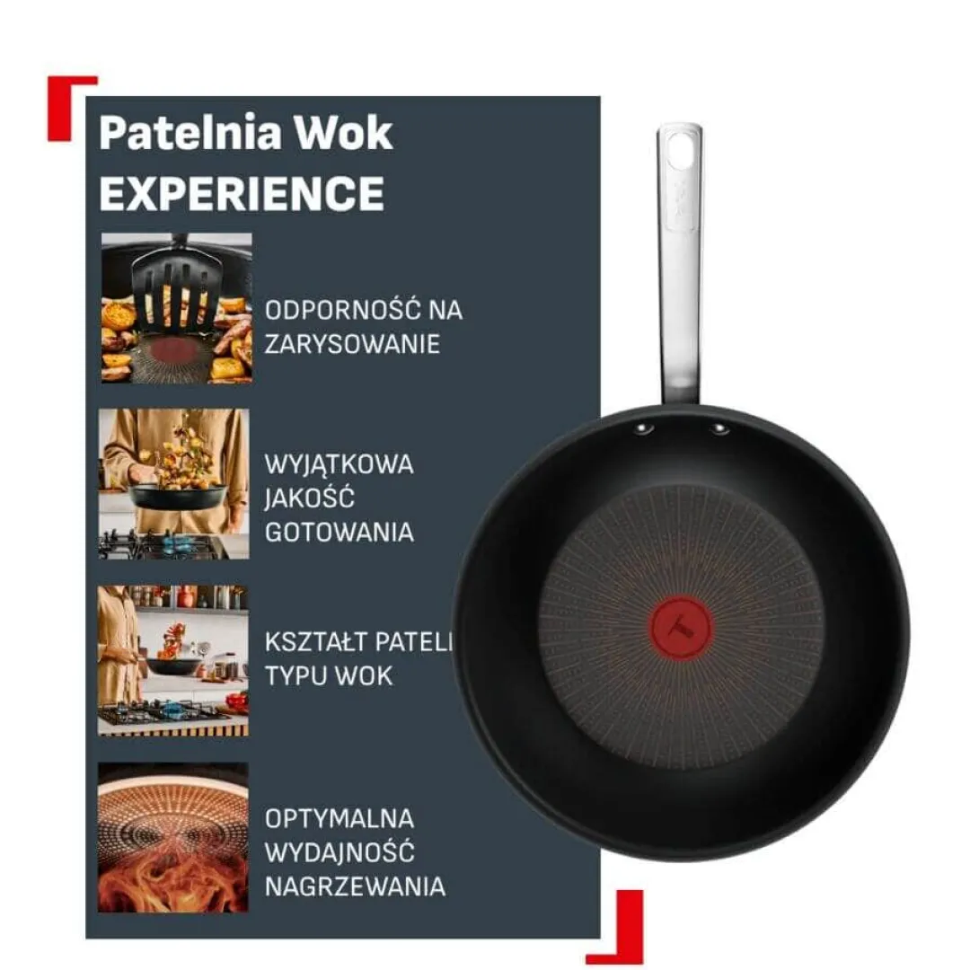 Wok Tefal Experience 28 cm Fusion Core